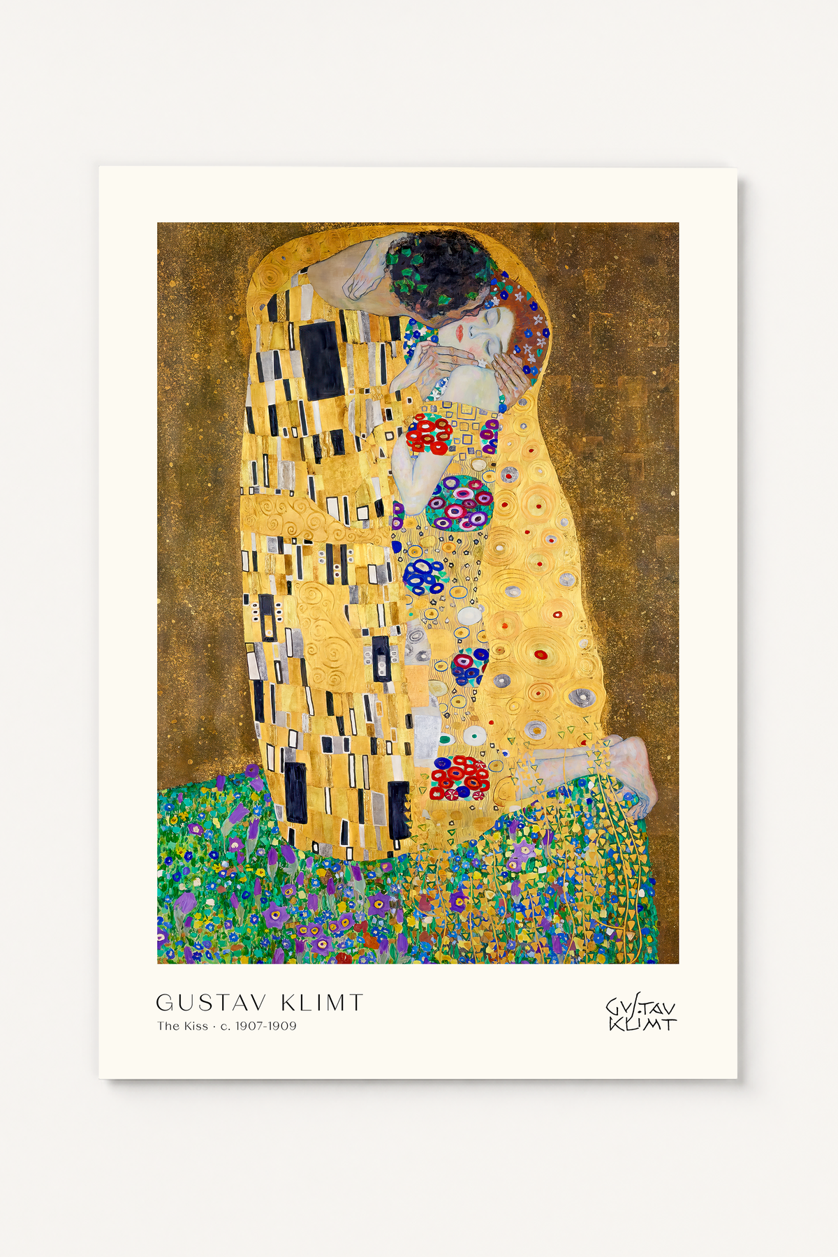 Lámina El Beso - Gustav Klimt 1908 – Delanima